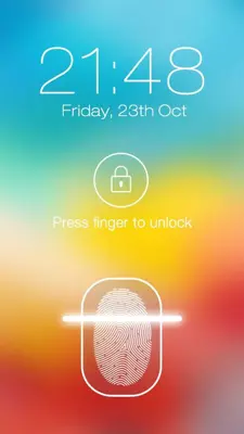 Fingerprint Lock Screen android App screenshot 3