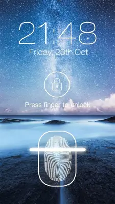 Fingerprint Lock Screen android App screenshot 4